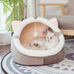 Pet cat house closed cat bed kennel winter plus velvet bed