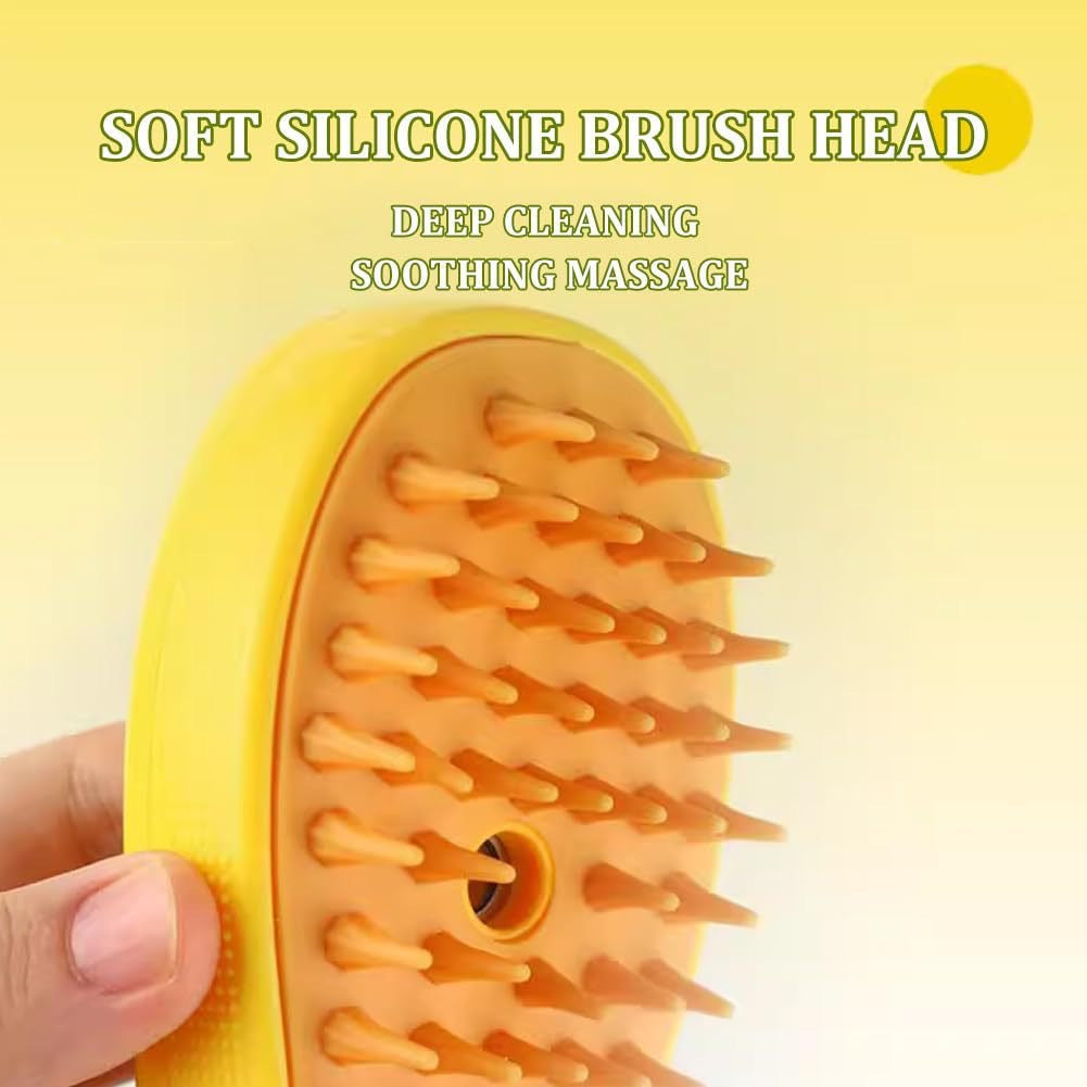 Steamy cat Brush Electric Spray Comb Hair Brush For Removing
