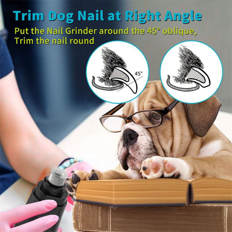 Pet Dog Cat Grinder  Grooming Electric Manicure Device