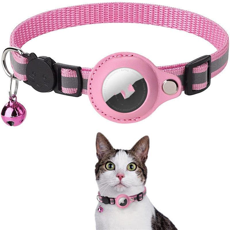 Cat Collar Pink Reflective Collar Waterproof