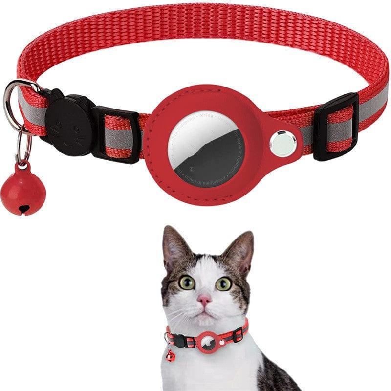 Cat Collar Red Reflective Collar Waterproof