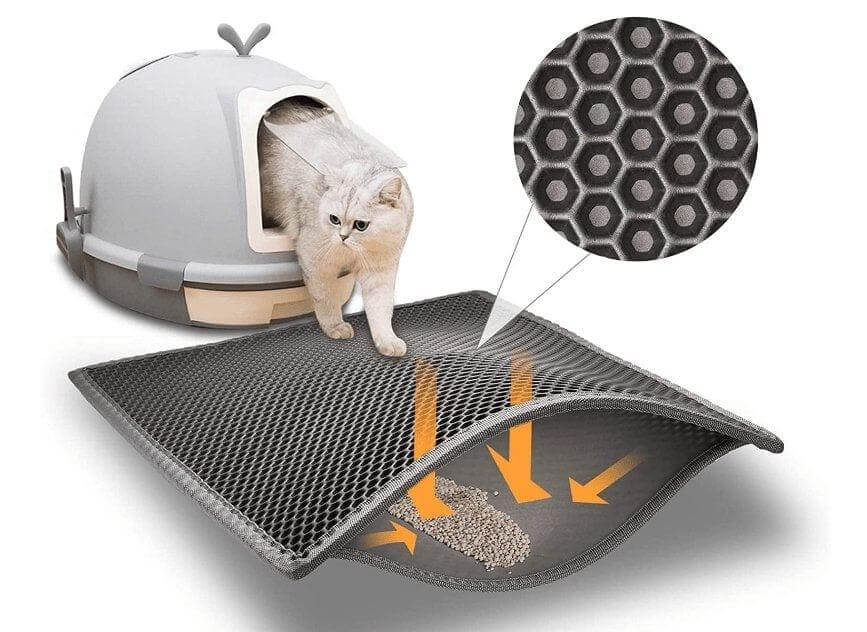 Double-layer Cat Litter Mat-BILLPETS