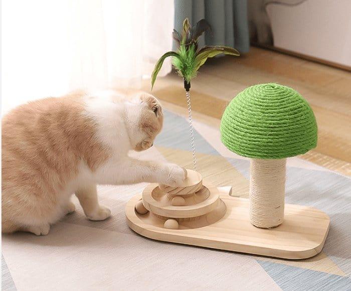 Cat Tree Toys Double Sisal Balls - BILLPETS