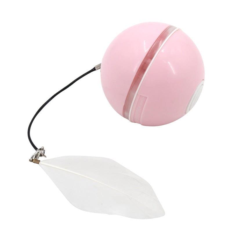 Cat Toy Pink / USB LED Intelligent Cat Ball