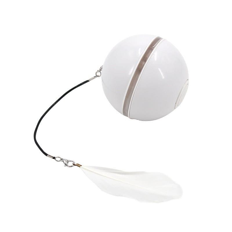 Cat Toy White / USB LED Intelligent Cat Ball