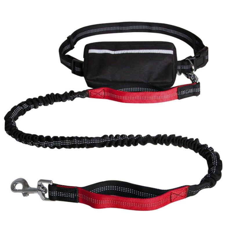 Dog Leash Classic red Retractable Hands Free  Leash