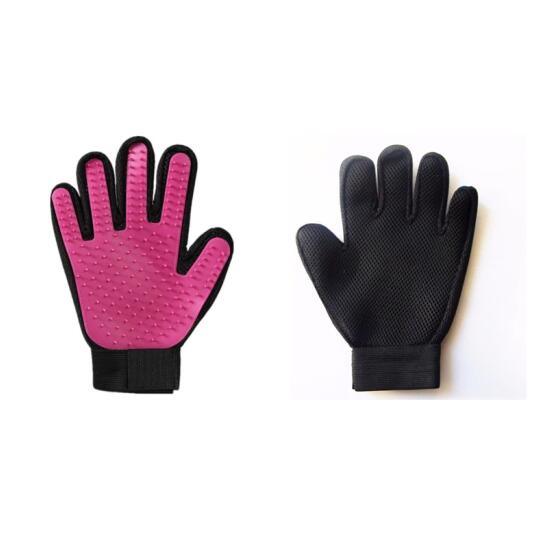 Hair Remover One pair / Pink Pet Hair Deshedding Brush Gloves