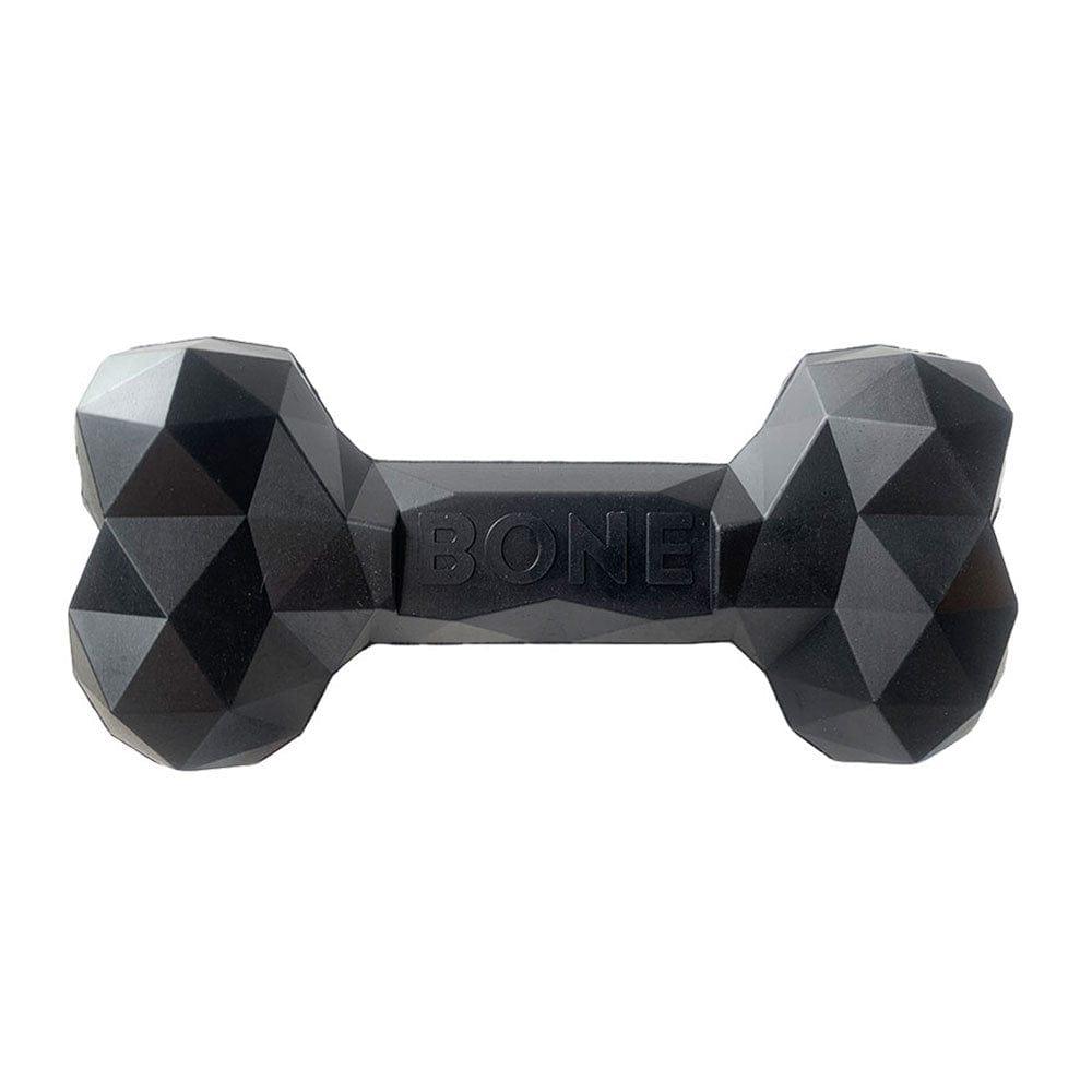 Pet Toy Black / L Resistant Rubber Bone Toy